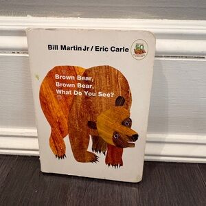 Eric Carle Brown Bear Brown Bear What Do You See Board Book Kids Toddler